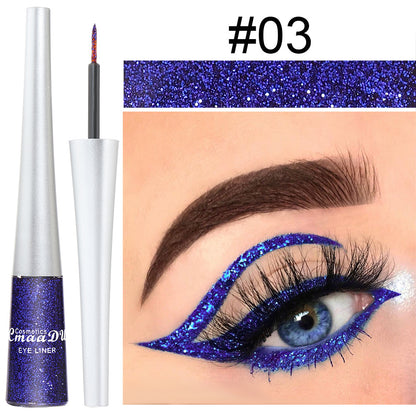 Creative Multicolor Glitter Powder Liquid Eyeliner