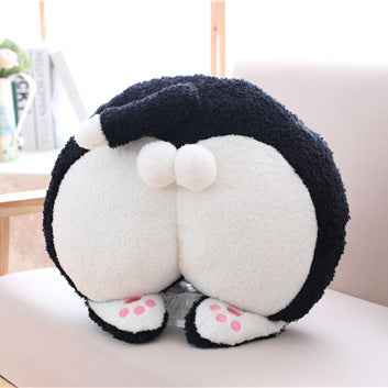 Cute Funny Cat Ass Pillow To Warm Hands