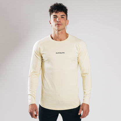 Slim Fit Elastic Cotton Long Sleeve T-shirt Underlay