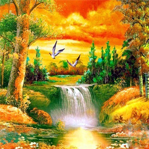 Diamond Painting Natural Full Square Diamond Diamond Embroidery Rhinestone