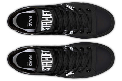 Men's And Women's Fashion Color Printing High-top Canvas Shoes