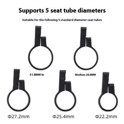 Positioning Anti-theft Taillight Bracket Bicycle Seat Post Reflective Taillight