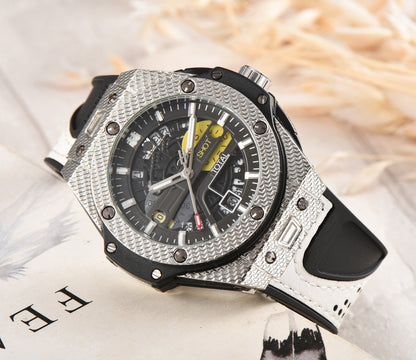 High-end casual hollow quartz watch