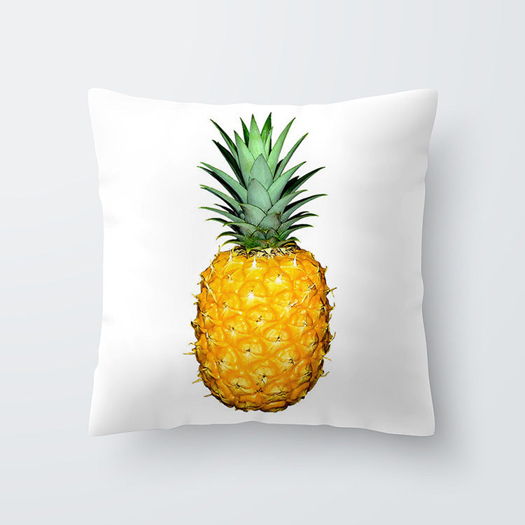 Geometric yellow Hawaiian pillowcase
