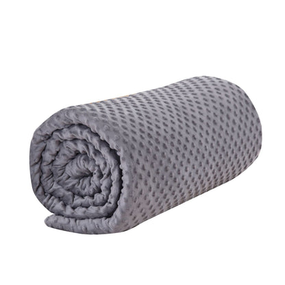 Pure color gravity crystal velvet bubble quilt cover