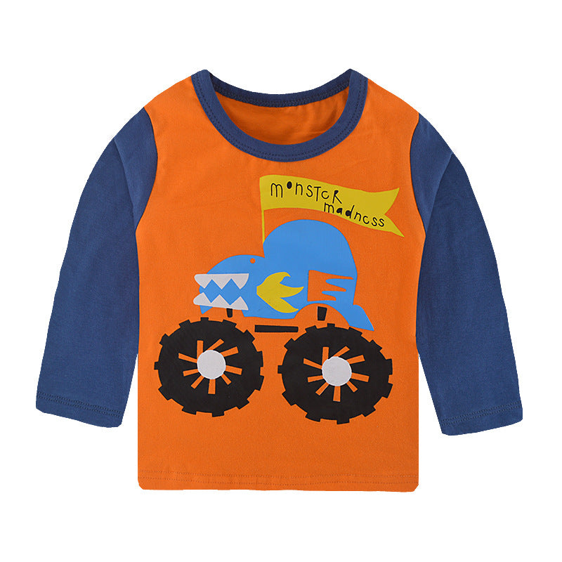 Cartoon cotton children's top