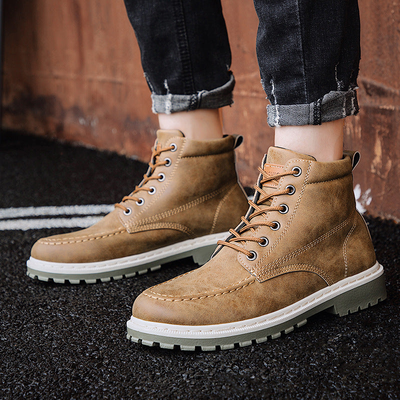 Men's Martin boots in autumn and winter
