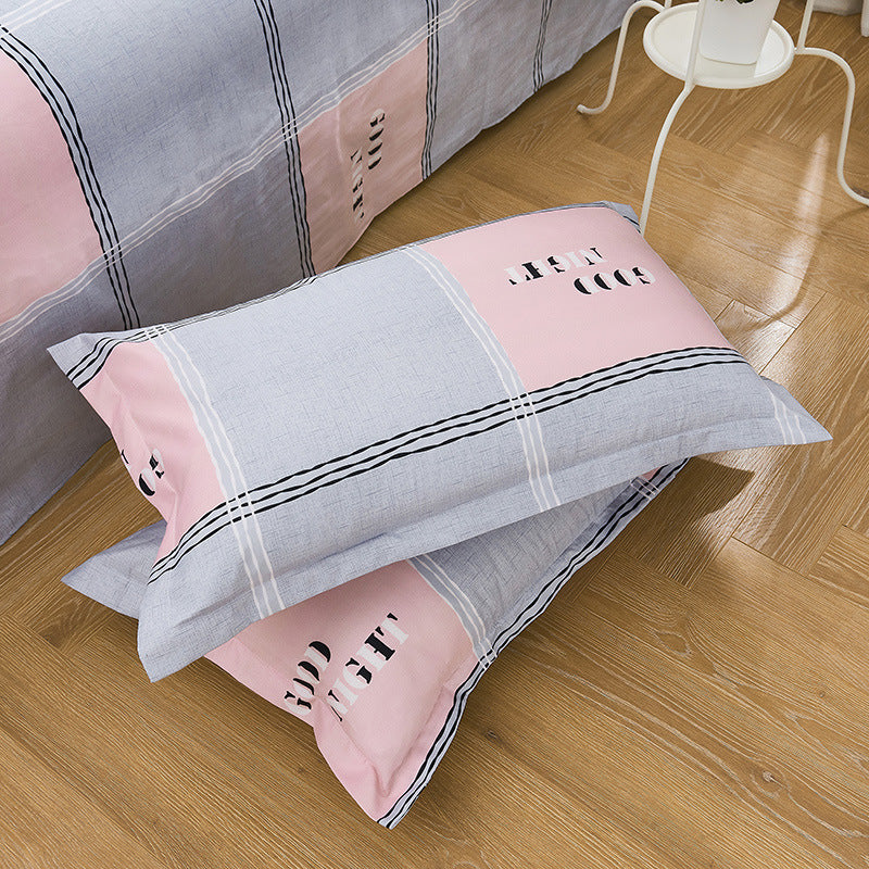 Brushed double pillowcase