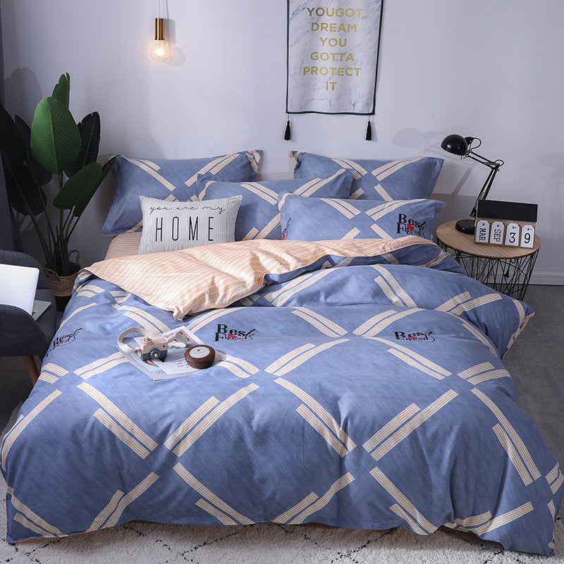 Four-piece cotton bedding with multiple specifications