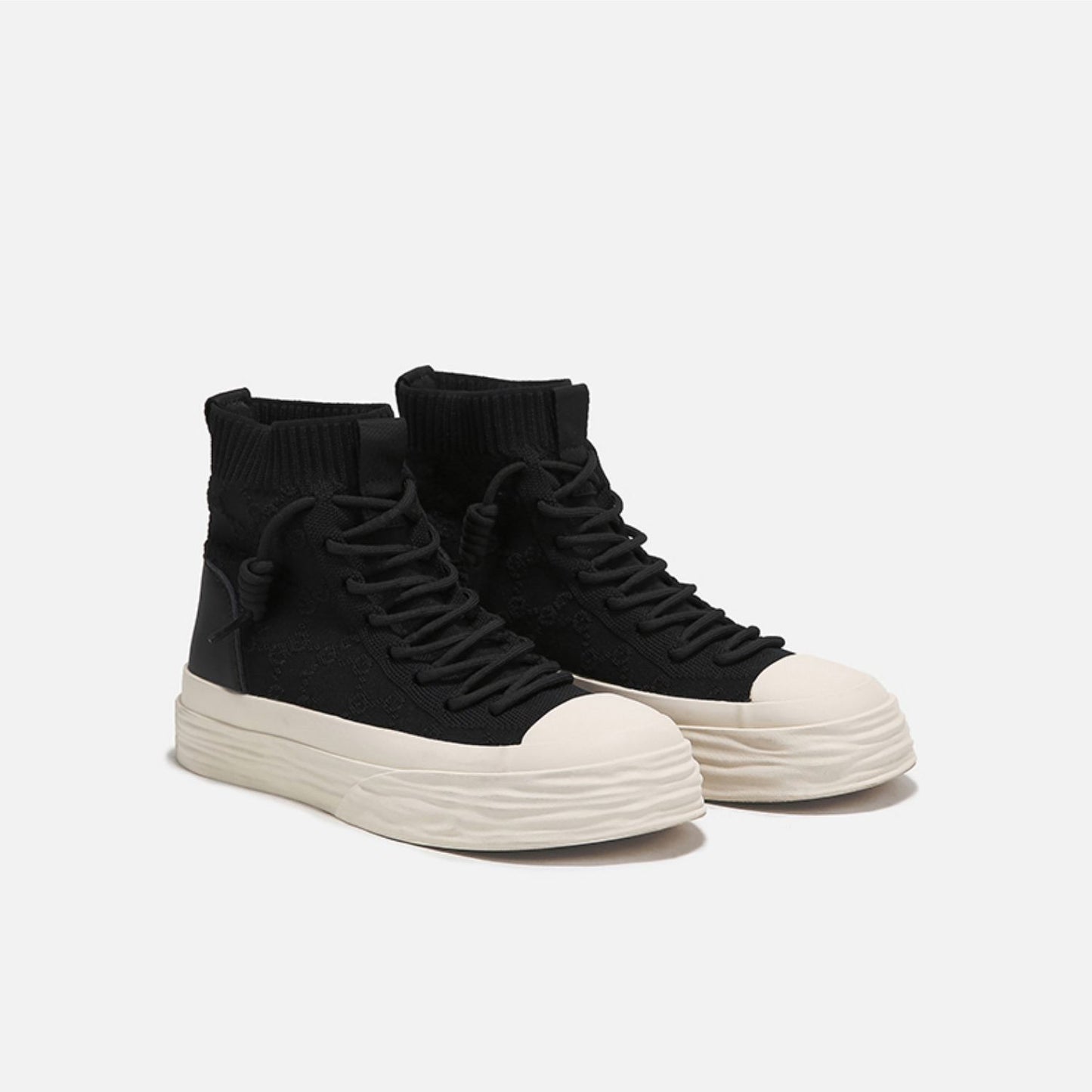 High-top Women's Flat New Retro All-match Casual Socks Shoes