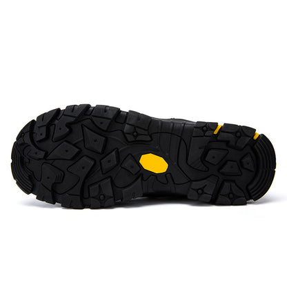 Outdoor Men's Leather High-top Hiking Shoes