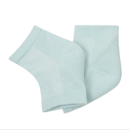 Mesh gel anti-drying heel socks heel protection socks socks men and women after socks socks breathable sweat spot