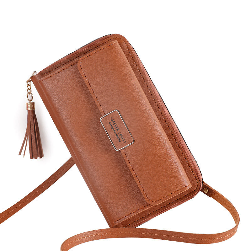 Large-capacity Multifunctional Solid Color Shoulder Bag