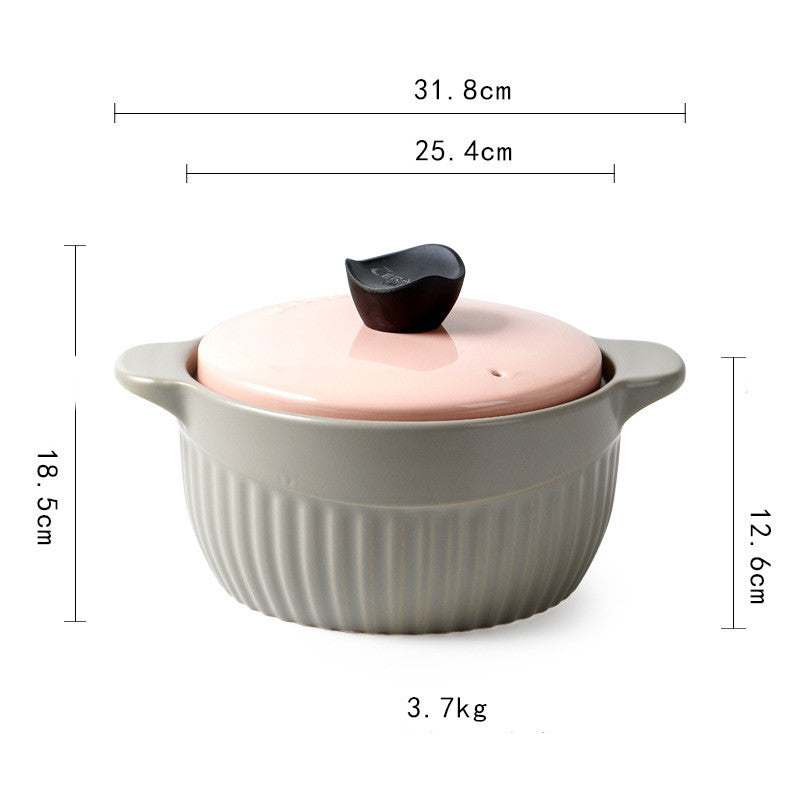 Creative Ceramic Casserole Soup Home  Flame