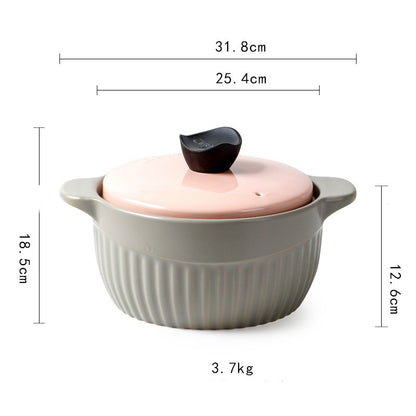 Creative Ceramic Casserole Soup Home  Flame