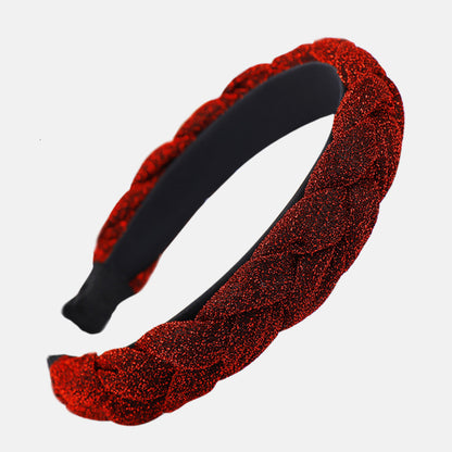 European and American New Bright Silk Headband