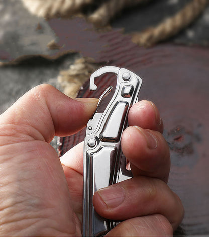 Outdoor Folding Knife Stainless Steel Self Defense Camping