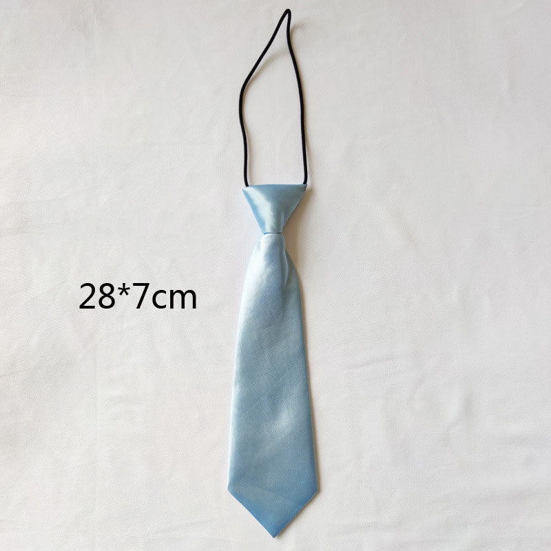 Children's Kindergarten Uniforms Solid Color Small Tie College
