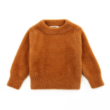 Imitation otter pullover sweater