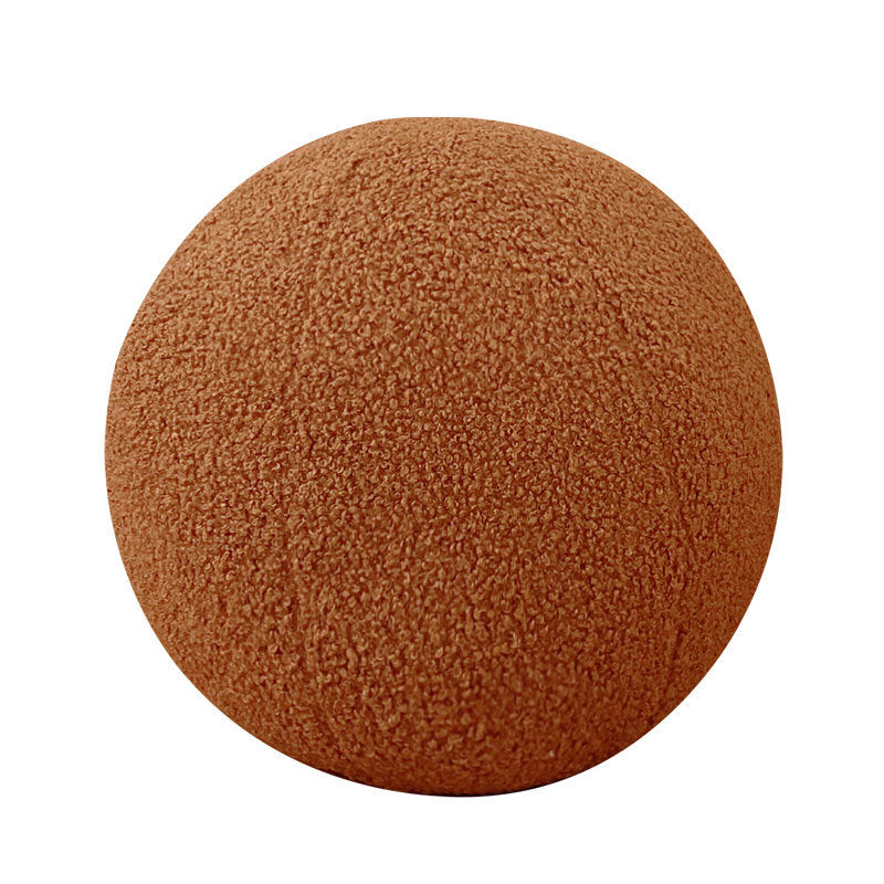 Geometric Shape Plush Ball Knotted Rope Cloud Pillow Cushion
