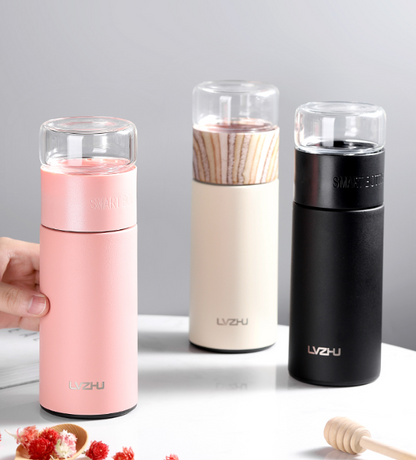 Thermos Water Bottle Tea Separation Mug
