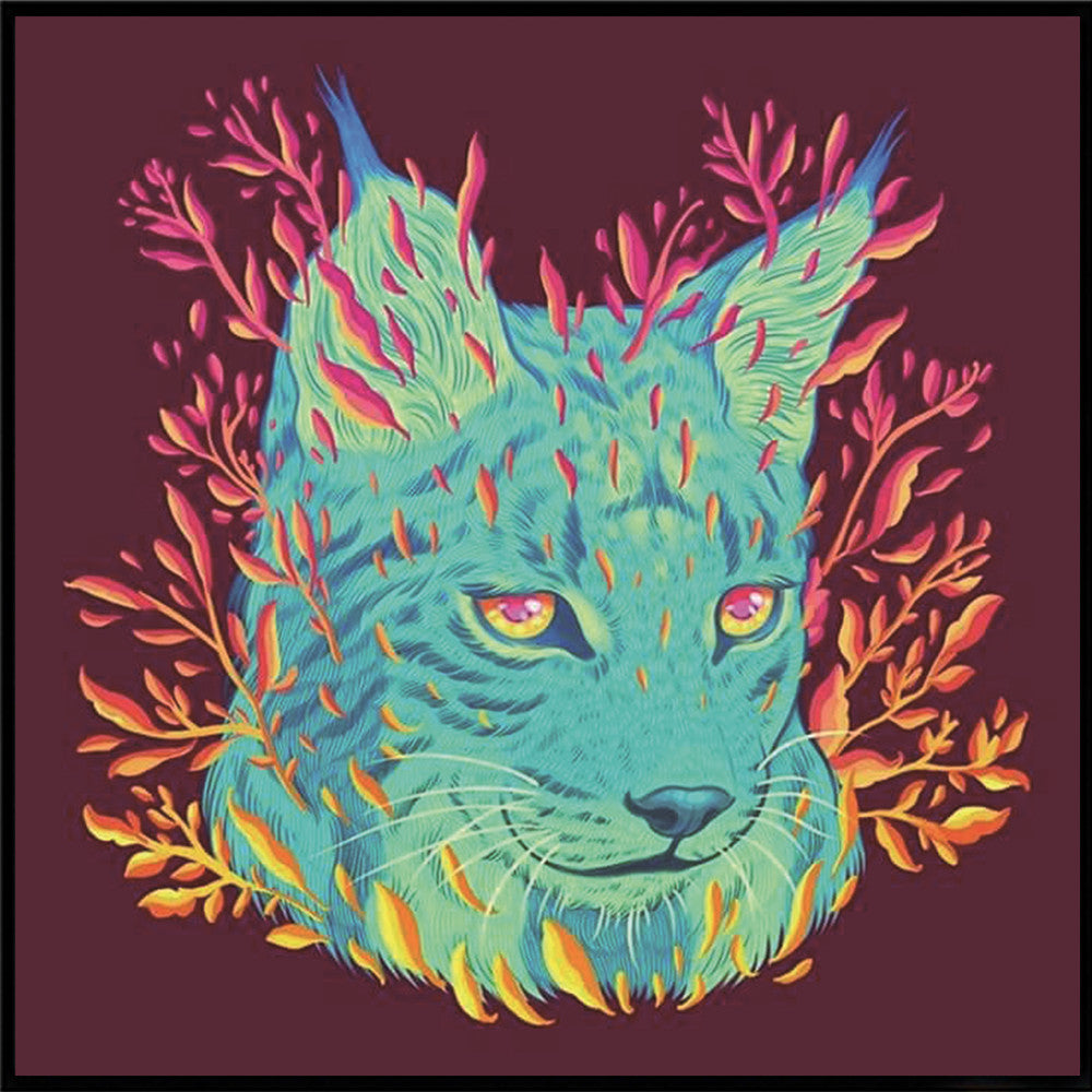 Diy5d Diamond Painting Full Sticker Animal Cross Embroidery Wolf