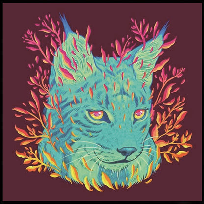 Diy5d Diamond Painting Full Sticker Animal Cross Embroidery Wolf