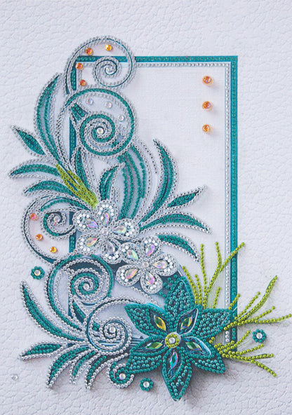 Crystal Special-shaped Bright Diamond Flower Living Room Porch Decoration Painting