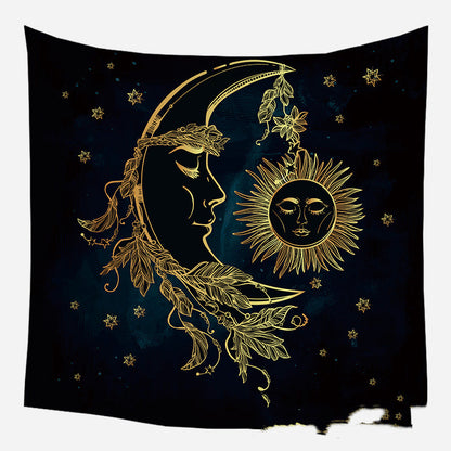 European medieval decorative hanging cloth