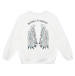 Colorful wings baby one-piece plus fleece sweater