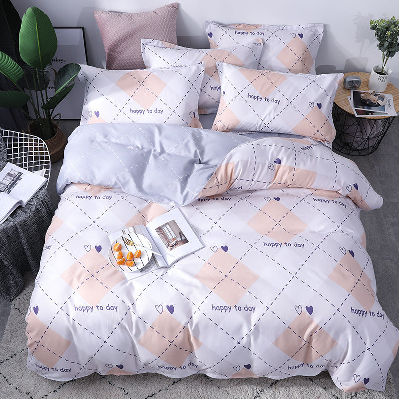 Four-piece cotton bedding with multiple specifications