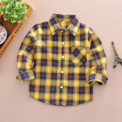 Check shirt boy