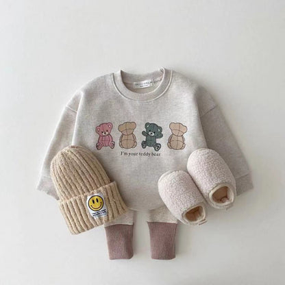 Boys And Girls Cartoon Coat Top