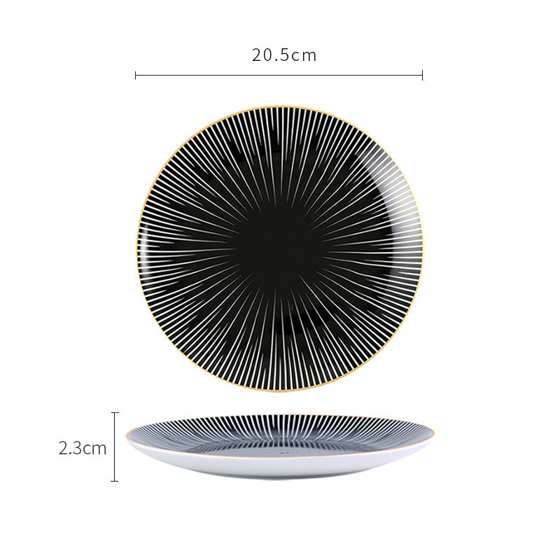 Ceramic dessert western food plate