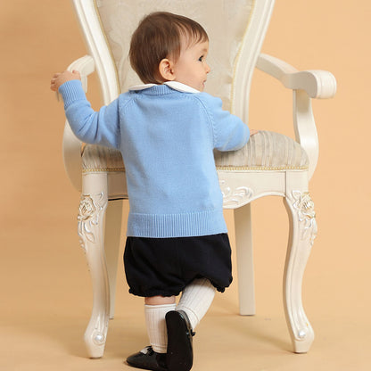 Children's pullover knitted sweater