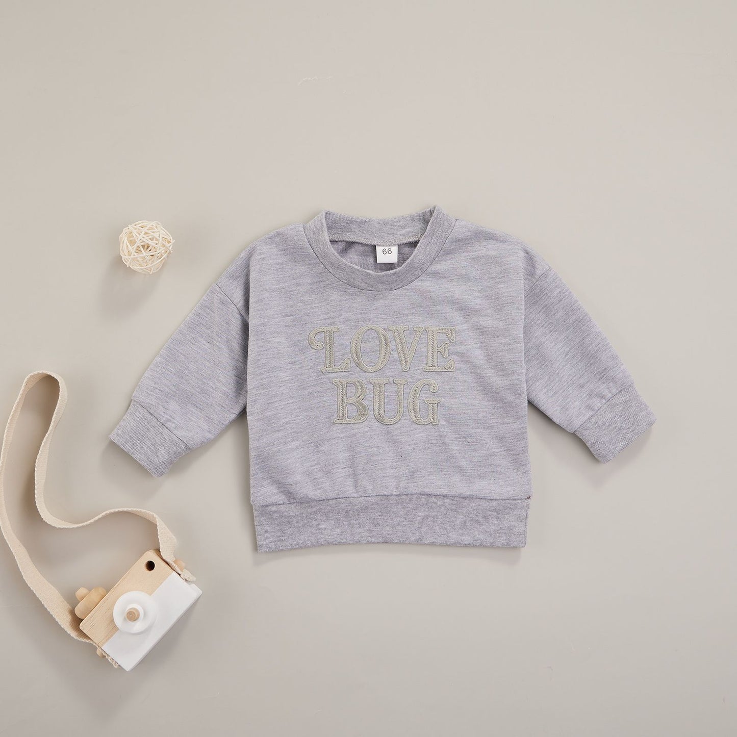 Children's Fashion Personalized Embroidered Letter Sweater