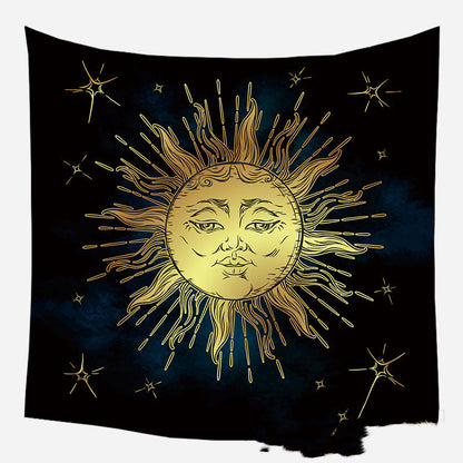 European medieval decorative hanging cloth