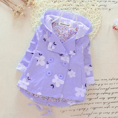 Double-breasted casual children's jacket