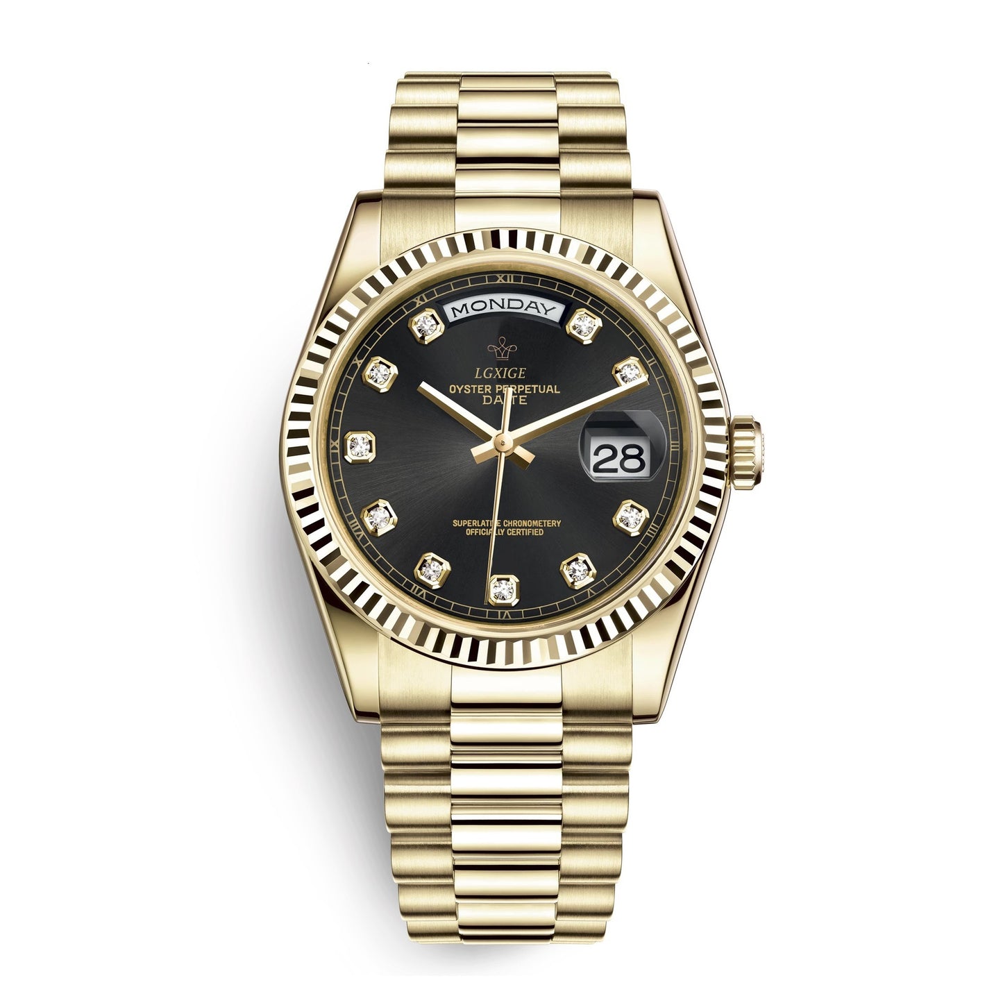 Week calendar watch