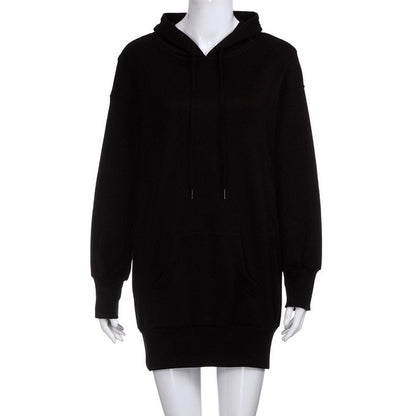 Feitong Winter Women Sweatshirt Hoodies Pullover Solid Girls Causal Long Sleeve Oversized Hoody Sweatshirt sudaderas mujer