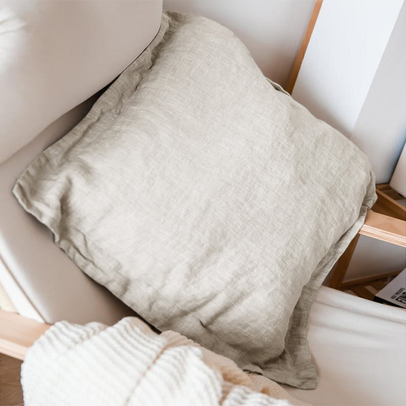 Linen Wide Side Pillowcase Simple Skin-Friendly Cotton