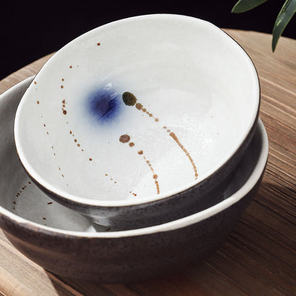 Creative Underglaze Color Tableware Household Dessert Ramen Bowl