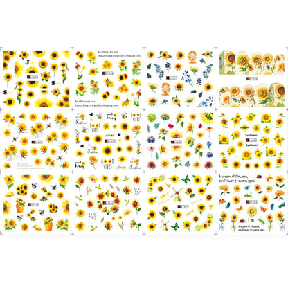 Beauty Watermark Stickers Ins Summer Little Golden Yellow