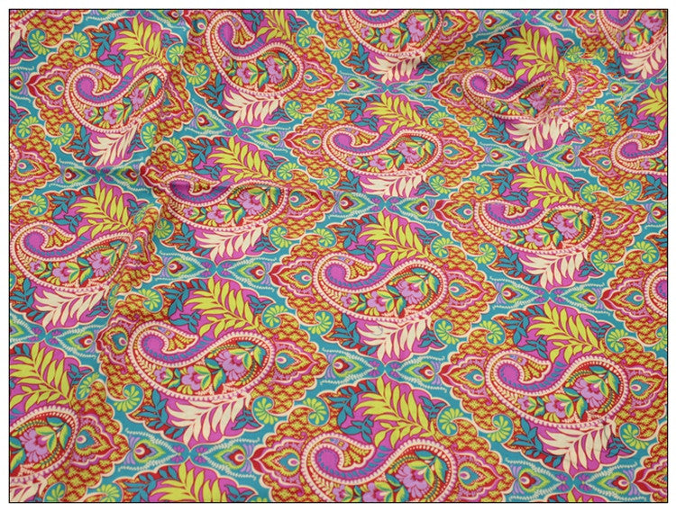 Bedding Clothing Turban Curtain Cotton Printed Fabric