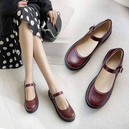 New Women's Shoes With Shallow Buckle