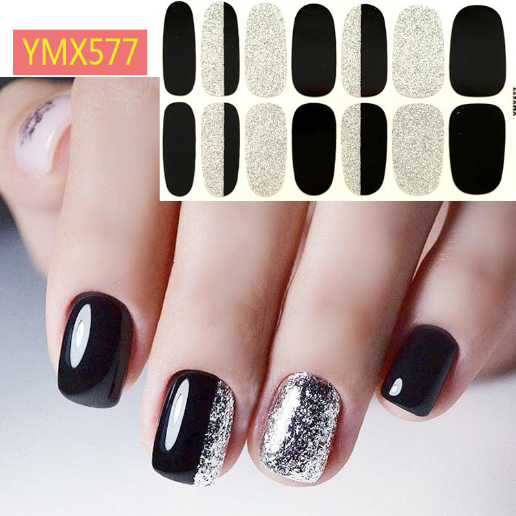 Net Red Nail Stickers Sports Style Trend Pepsi Logo