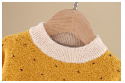 Boys' Pullover Fleece Thickened Mink Mink Velvet