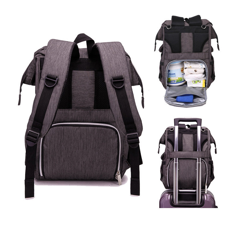 Multifunctional large-capacity mother and baby bag