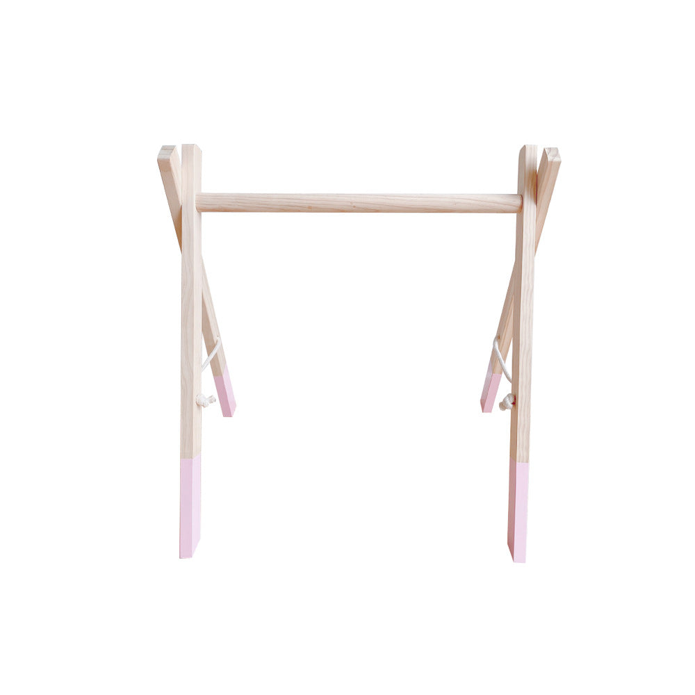 Decorative Nordic Style Wooden Fitness Equipment Ornaments