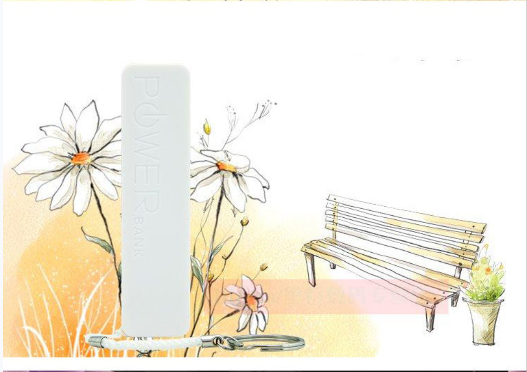 Creative Gifts Wholesale Custom Made Single Lipstick Mobile Power 18650 Single Perfume Charging Plastic Square Tube
